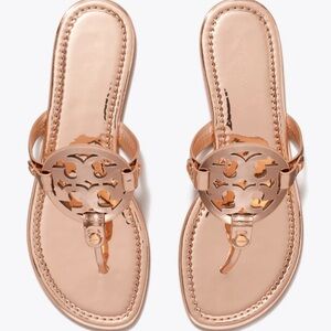 Tory Burch Rose Gold Sandals